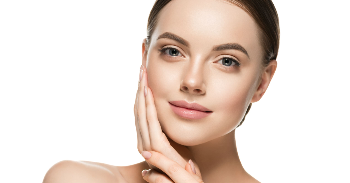 Woman showing her jawline, highlighting results of Kybella Treatment in Hershey, PA.