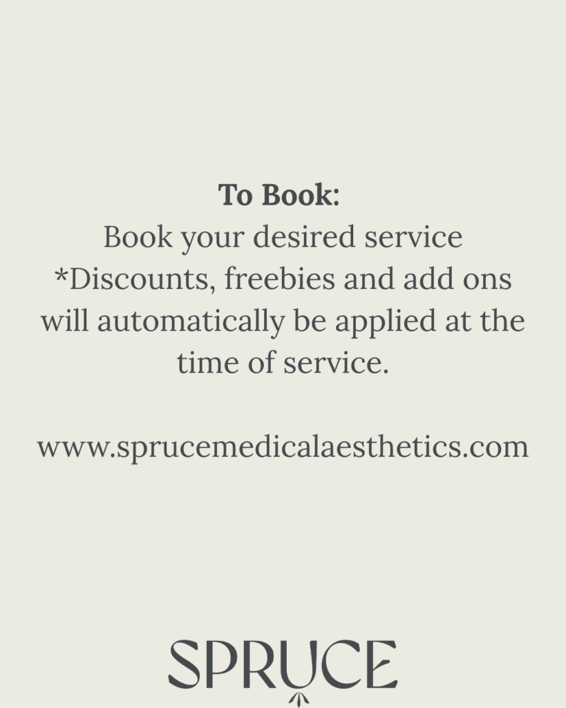 Monthly Specials | Spruce Medical Aesthetics